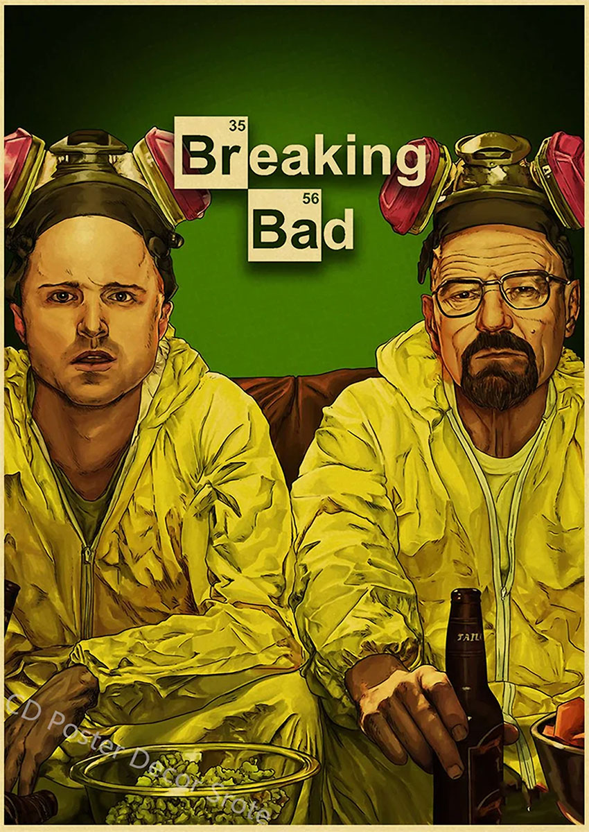 Breaking Bad Style Artwork Canvas Print & Poster Wall Art - AI PRINT LAB